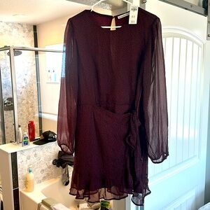 Leopard mini dress, w/ tags never worn!